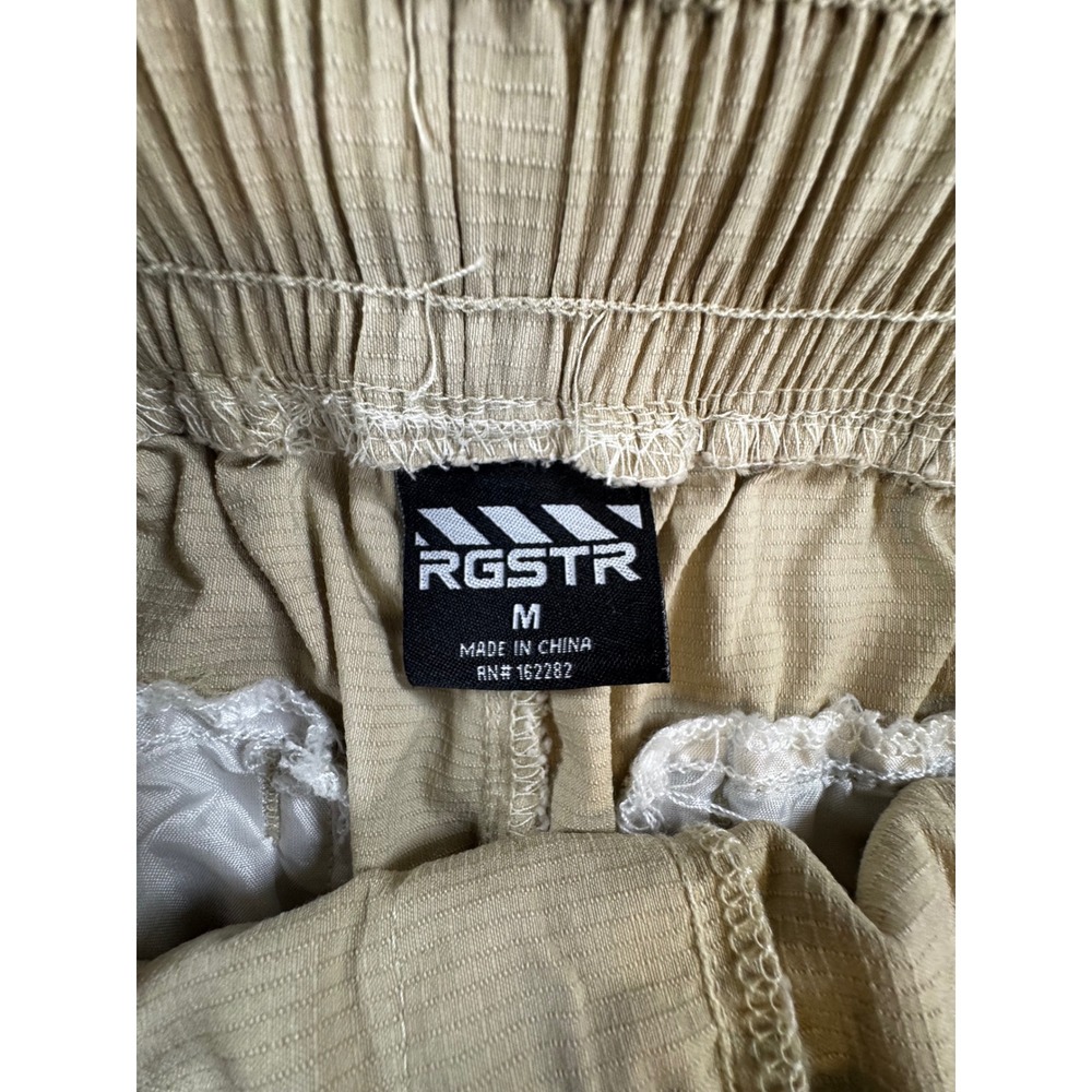 RGSTR Mens Tan Khaki Techwear Cargo Pants Tactical Utility Streetwear Size M - Picture 6 of 6